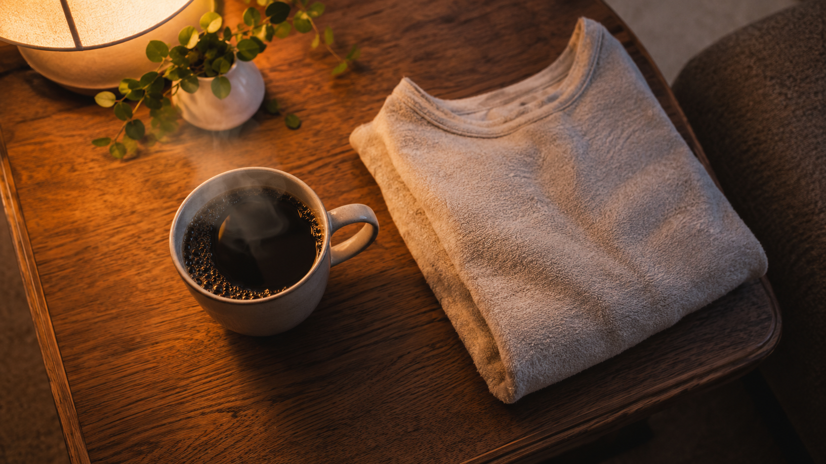 自分のために、ていねいに淹れた一杯の飲み物